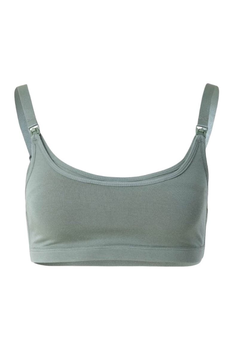 Vital Maternity Scoop Bralette, Alternate, color, Thyme