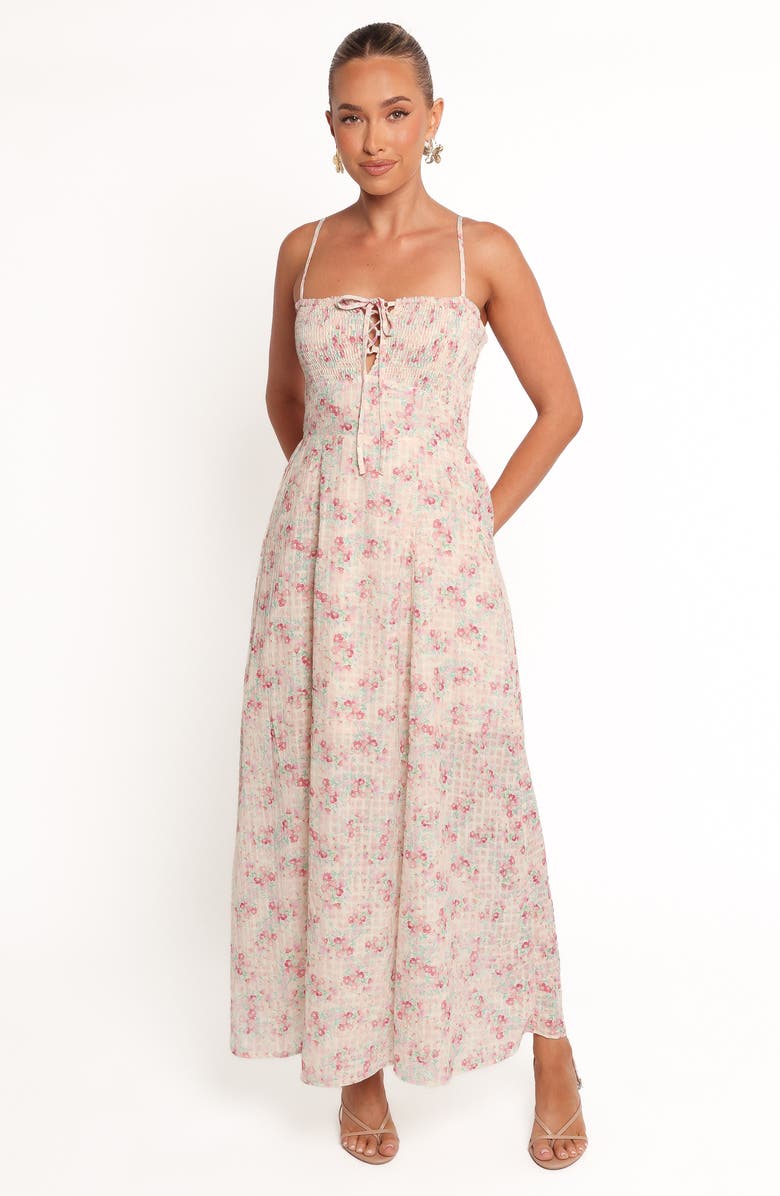 Petal & Pup Vespera Floral Maxi Dress, Alternate, color, Pink Ditsy