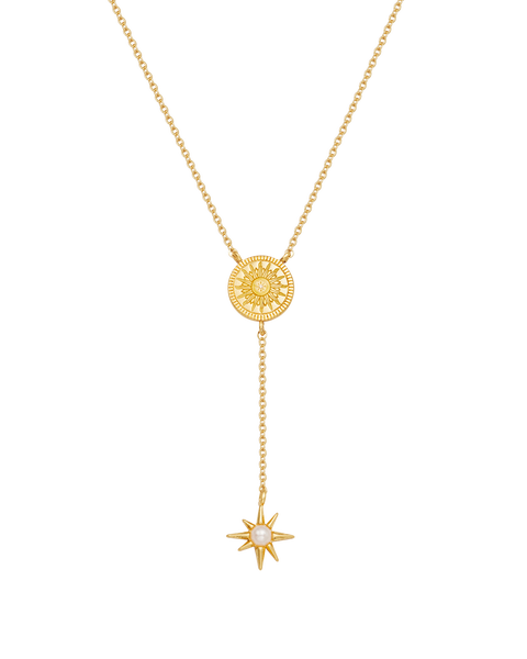 Sun Lariat Necklace