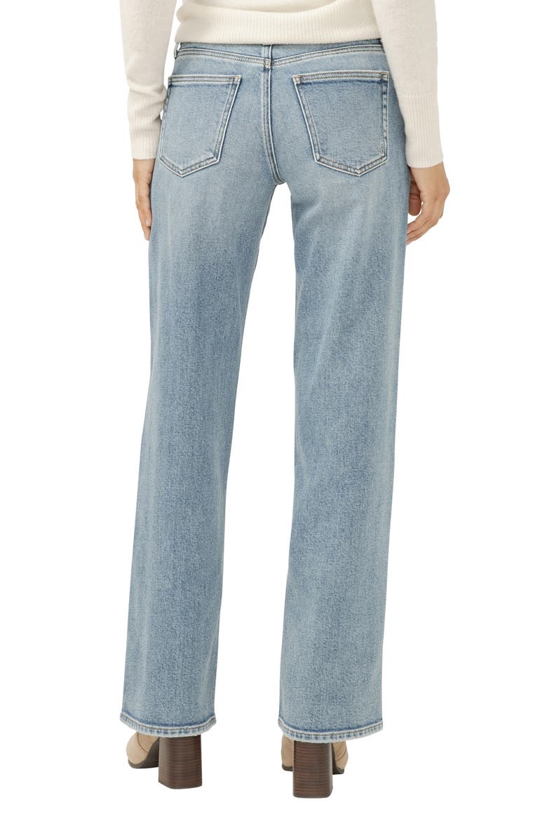 Loose & Low Baggy Jeans, Alternate, color, GROVE