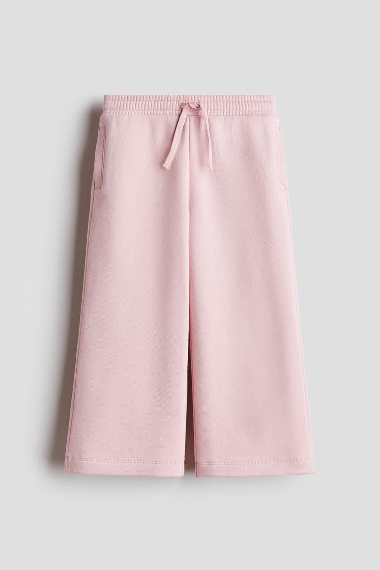 Wide Brushed-inside Joggers, Alternate, color, Light pink