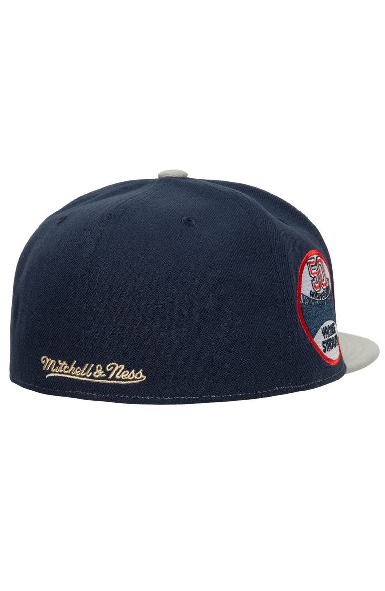 Mitchell & Ness Men's Mitchell & Ness Cream/Gray New York Yankees Yankee Stadium 50th Anniversary Homefield Fitted Hat, Alternate, color, Cream