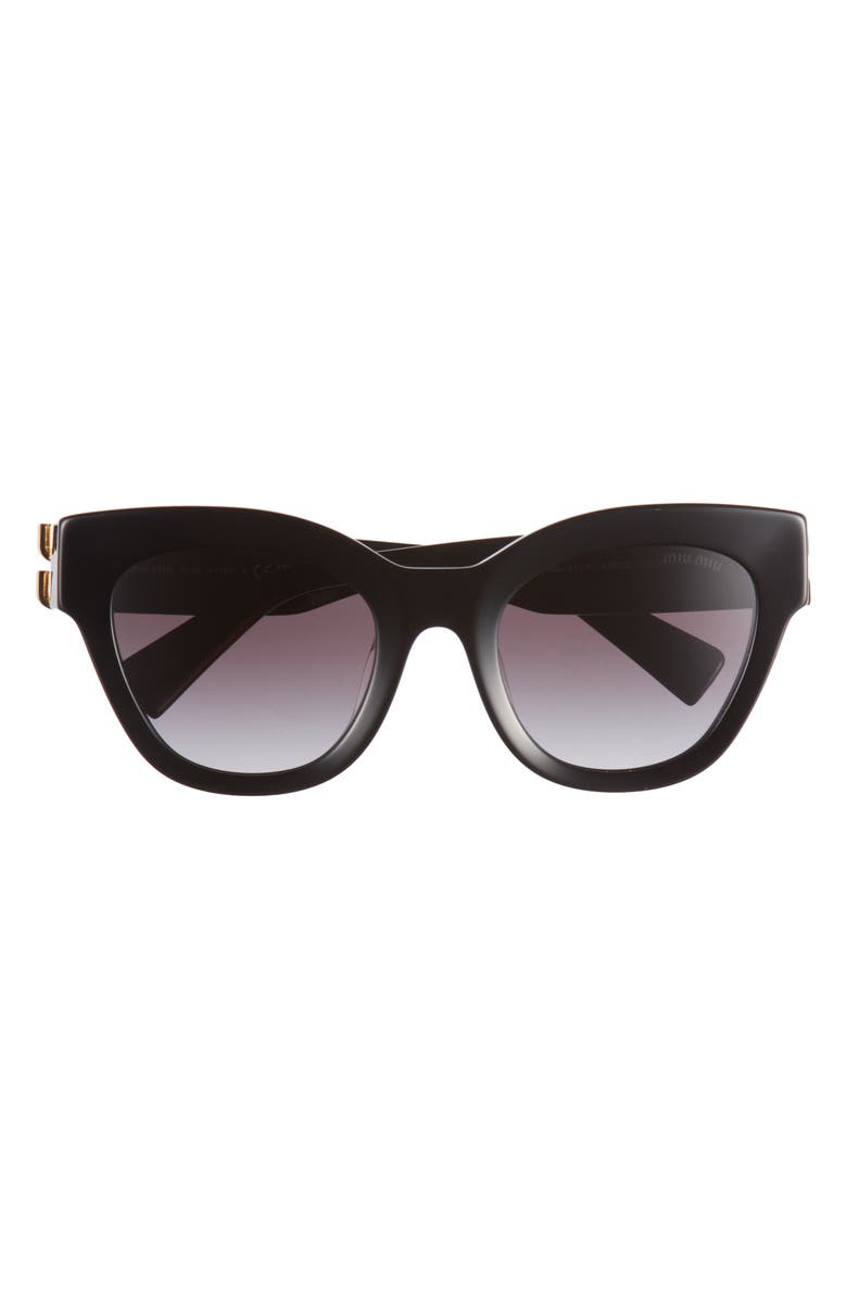 Miu Miu 51mm Gradient Square Sunglasses, Main, color,