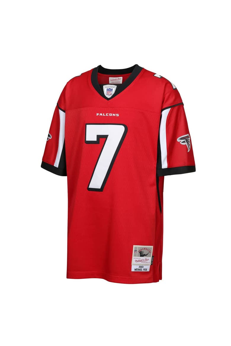 Youth Mitchell & Ness Michael Vick Red Atlanta Falcons 2003 Legacy Retired Player Jersey, Alternate, color, Red