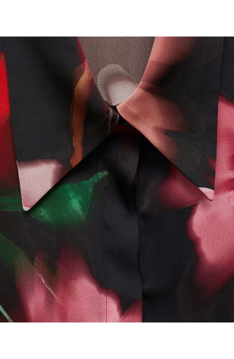 MANGO Soffy Floral Button-Up Shirt, Alternate, color,