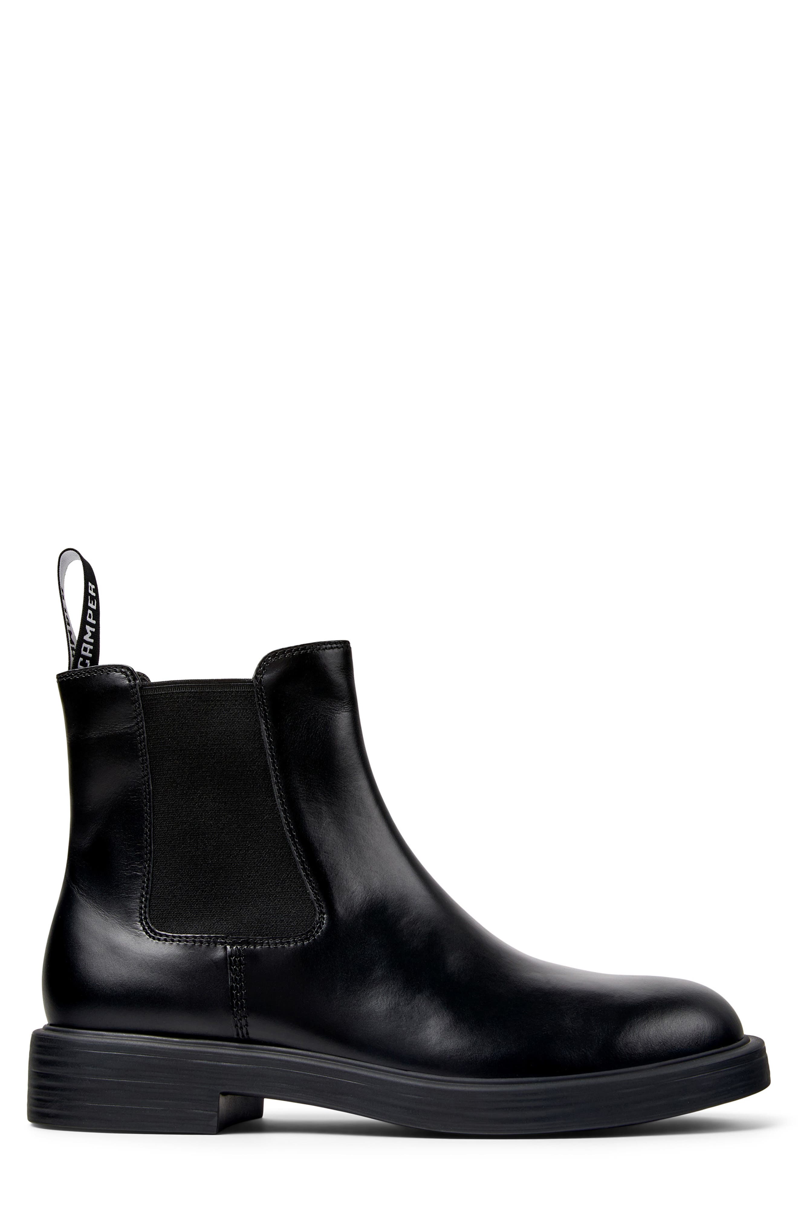 Camper Dean Chelsea Boot, Alternate, color, Black