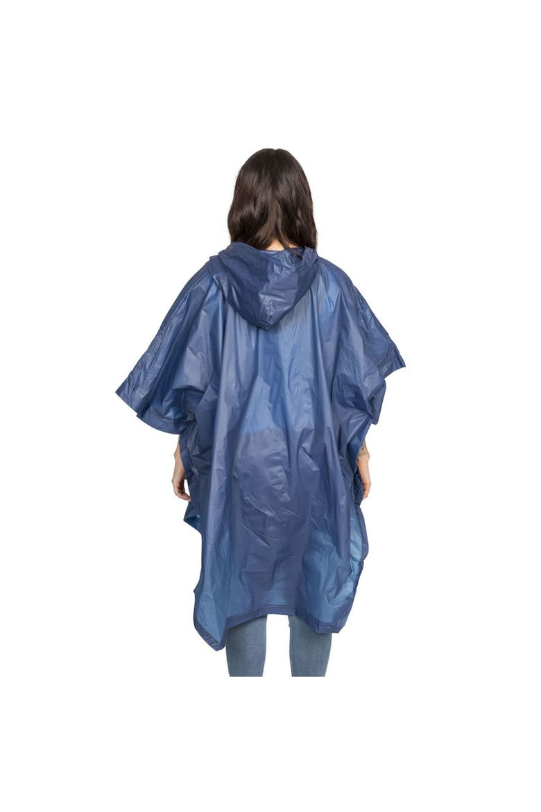 Adultsgender Inclusive Canopy Packaway Poncho, Alternate, color, Navy Blue