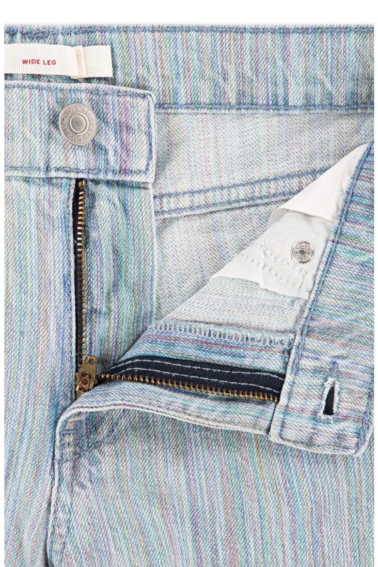 Kids' Rainbow Wide Leg Jeans, Alternate, color, KALEIDOSCOPE