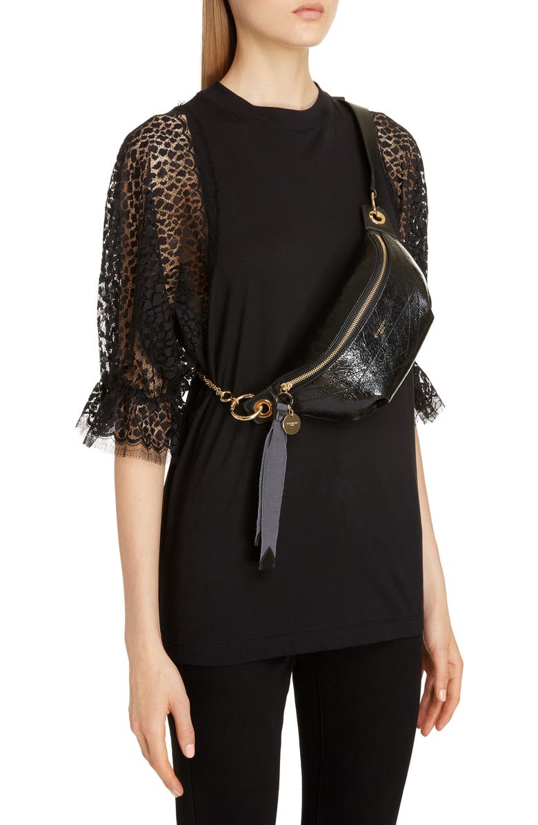 Givenchy Quilted Leather Belt Bag, Alternate, color,