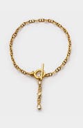 Katie Loxton Champagne Hour Bracelet | Gold Coated | 7 5/16" Bracelet