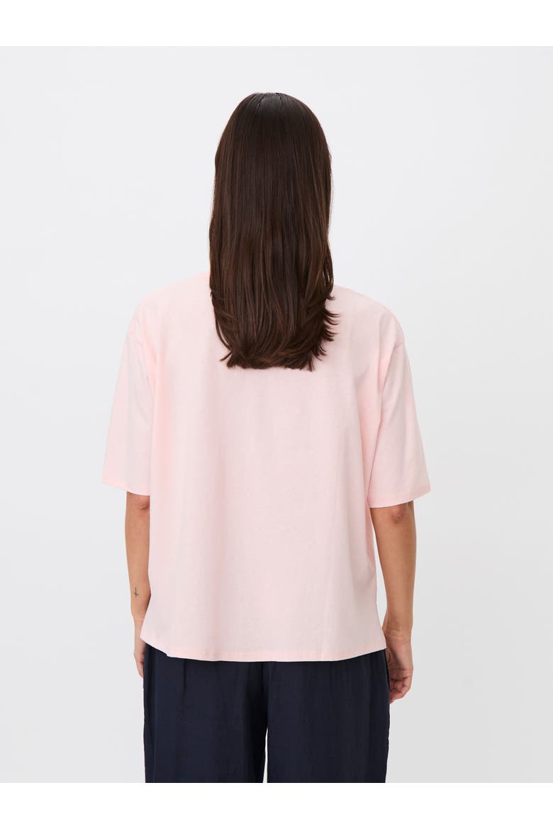 Madoreann Relaxed Round Neck T-Shirt, Alternate, color, Strawberry Cm