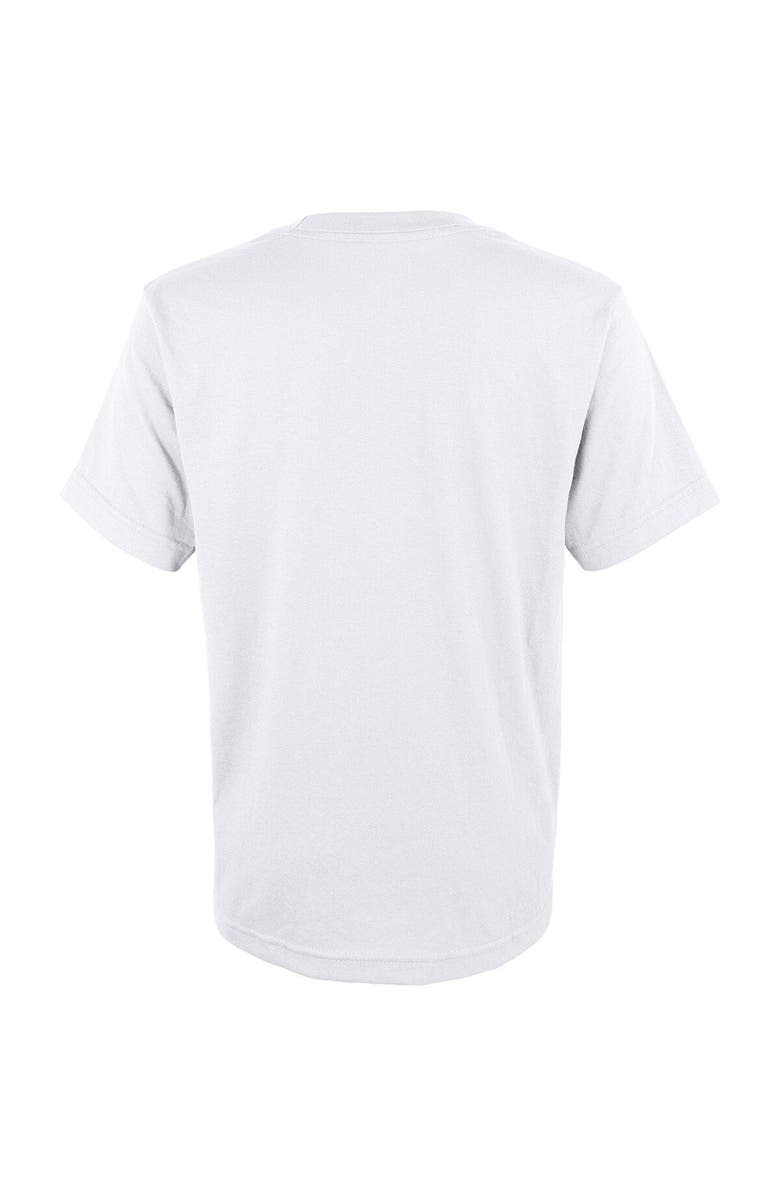 FANATICS Preschool Fanatics Branded White Denver Nuggets 2023 Western Conference Champions Locker Room T-Shirt, Alternate, color,