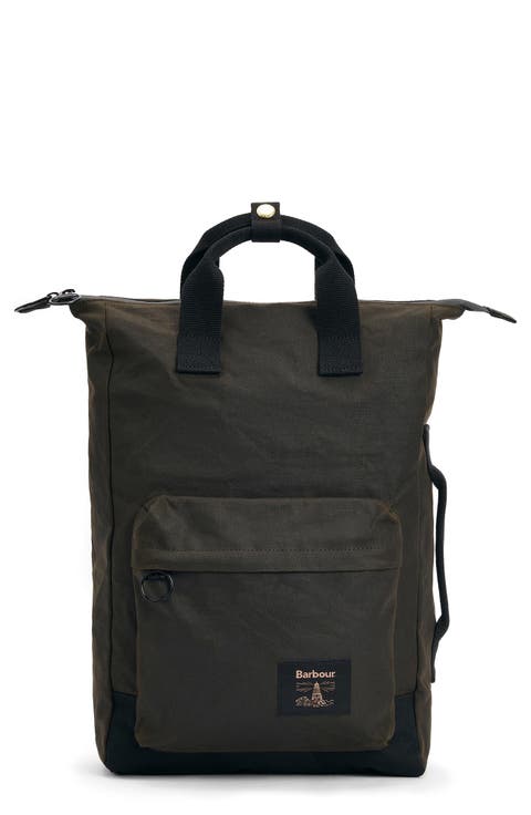 Field Water Resistant Waxed Cotton Backpack