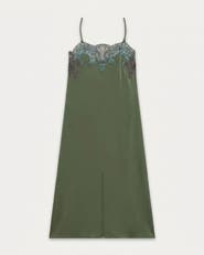 Fortela Alizée Embroidered Silk Dress