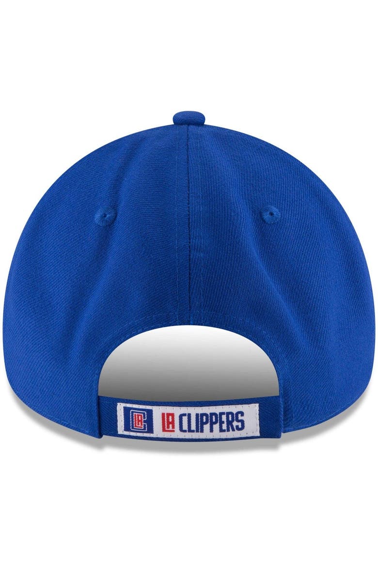Men's New Era Royal LA Clippers Official Team Color 9FORTY Adjustable Hat, Alternate, color, Royal