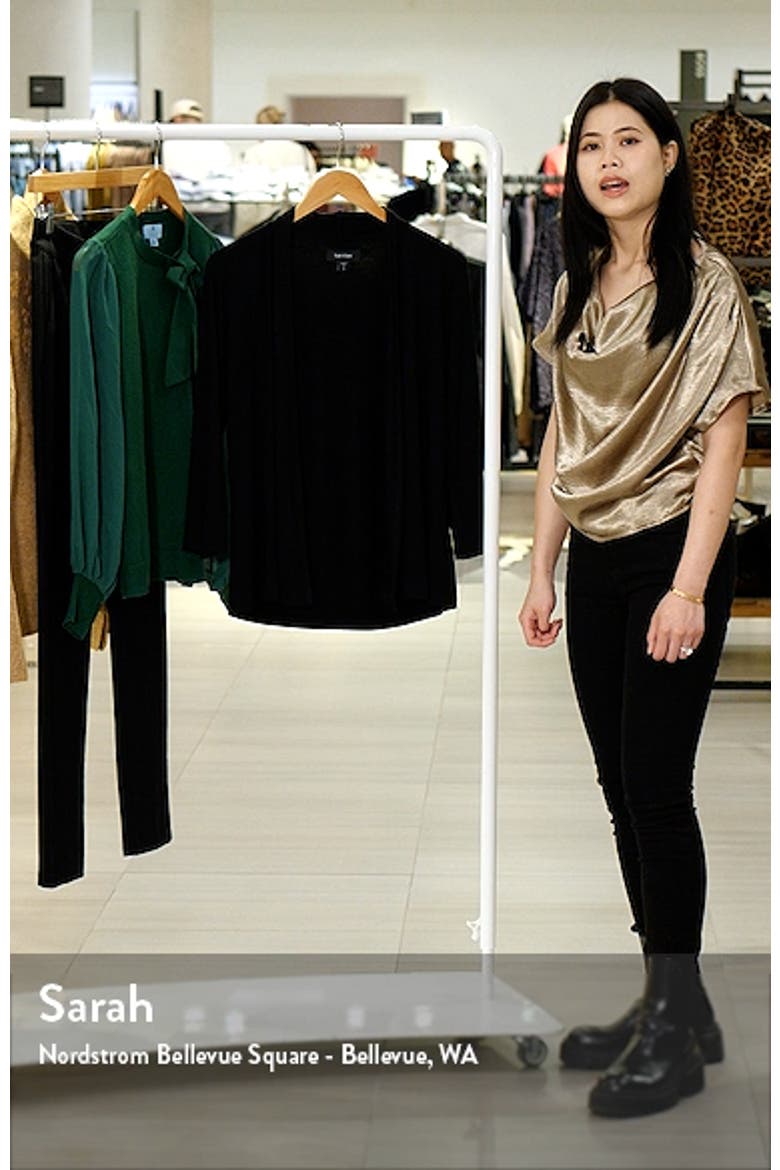 Molly Open Jersey Cardigan video