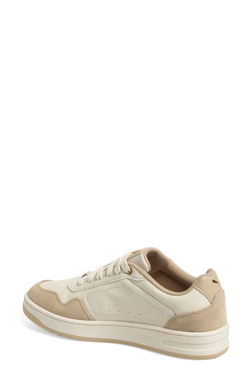 Puma Court Classy Sneaker In Alpine Snow-toasted Almond