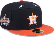 New Era Men's New Era Navy/Orange Houston Astros 2025 MLB All-Star Game Side Patch 59FIFTY Fitted Hat