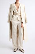 Eleventy Stretch Wool, Silk & Linen Pants
