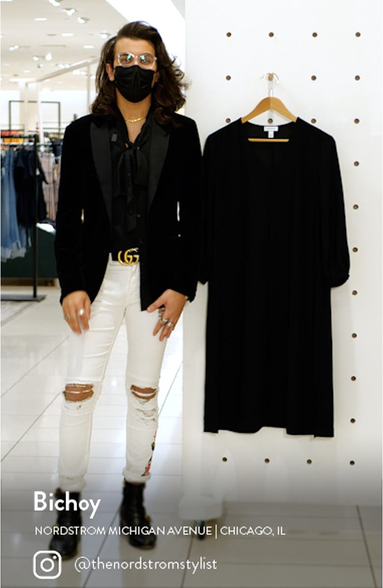 V-Neck Blouson Sleeve Dress, sales video thumbnail