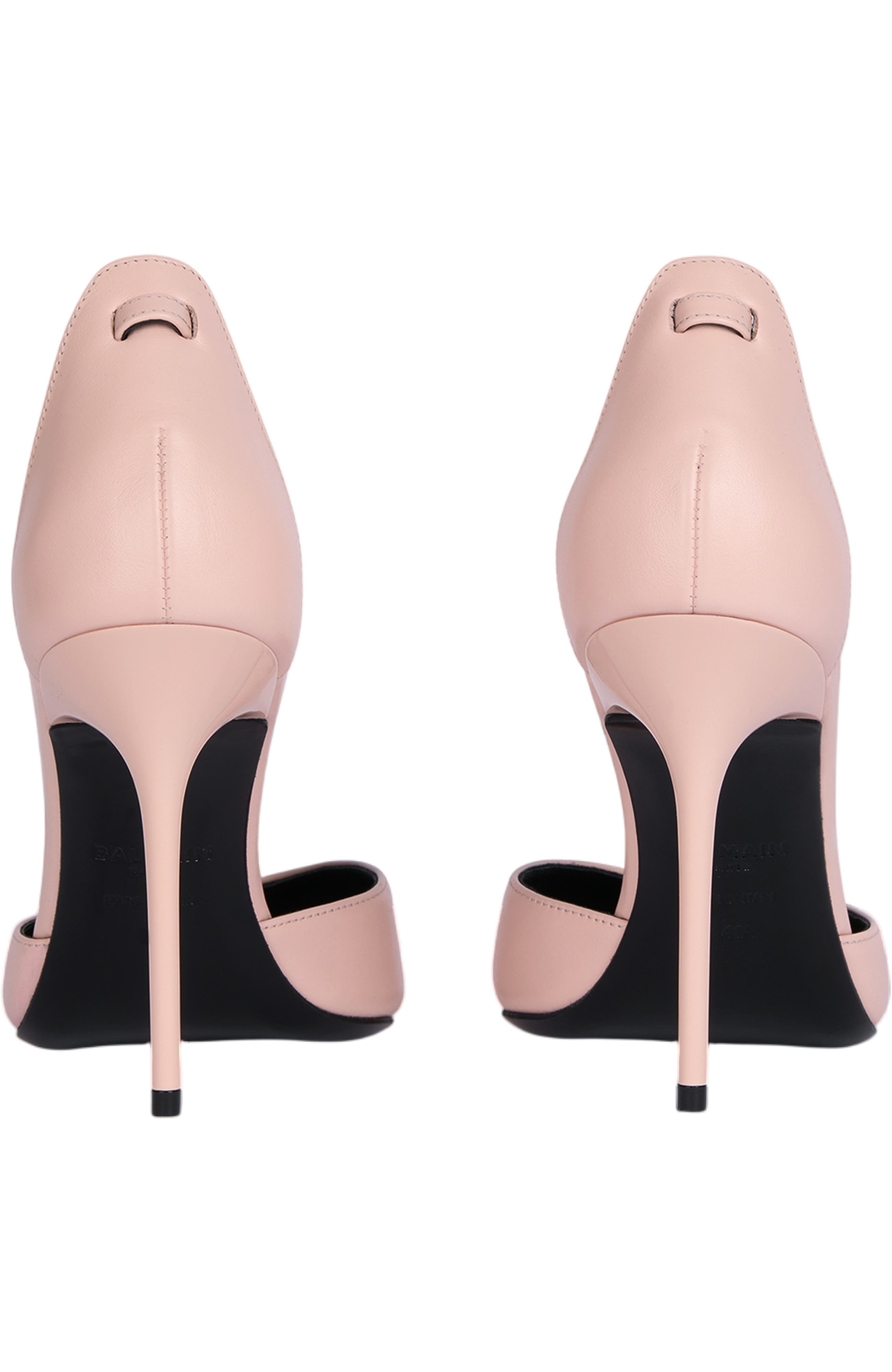 Sync leather stilettos with pointed toe, Alternate, color, pink