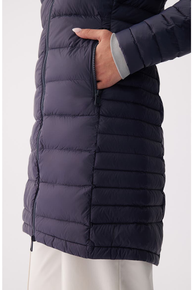 Clara Water Repellent 650 Fill Power Down Puffer Jacket, Alternate, color, OUTERSPACE