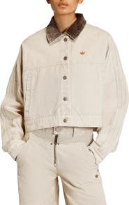 adidas Originals Essential Canvas Oversize Track Jacket