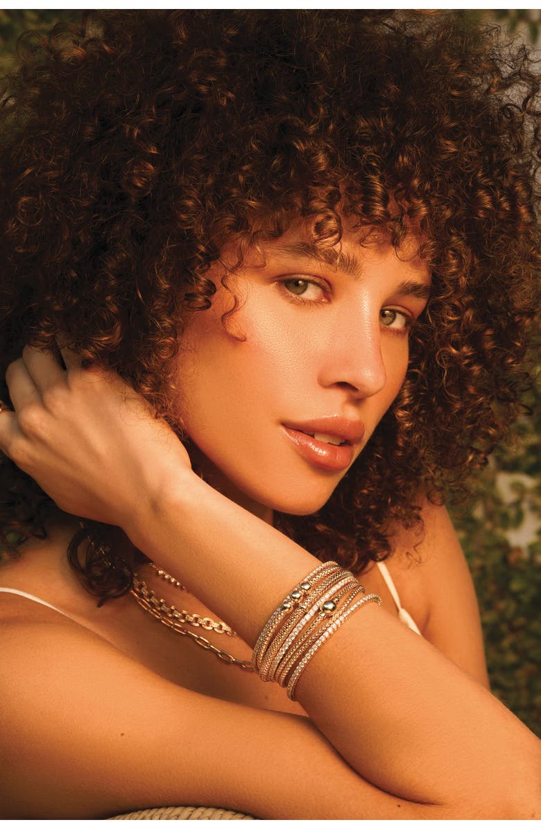 Bony Levy 14K Gold Stretch Bracelet, Alternate, color,