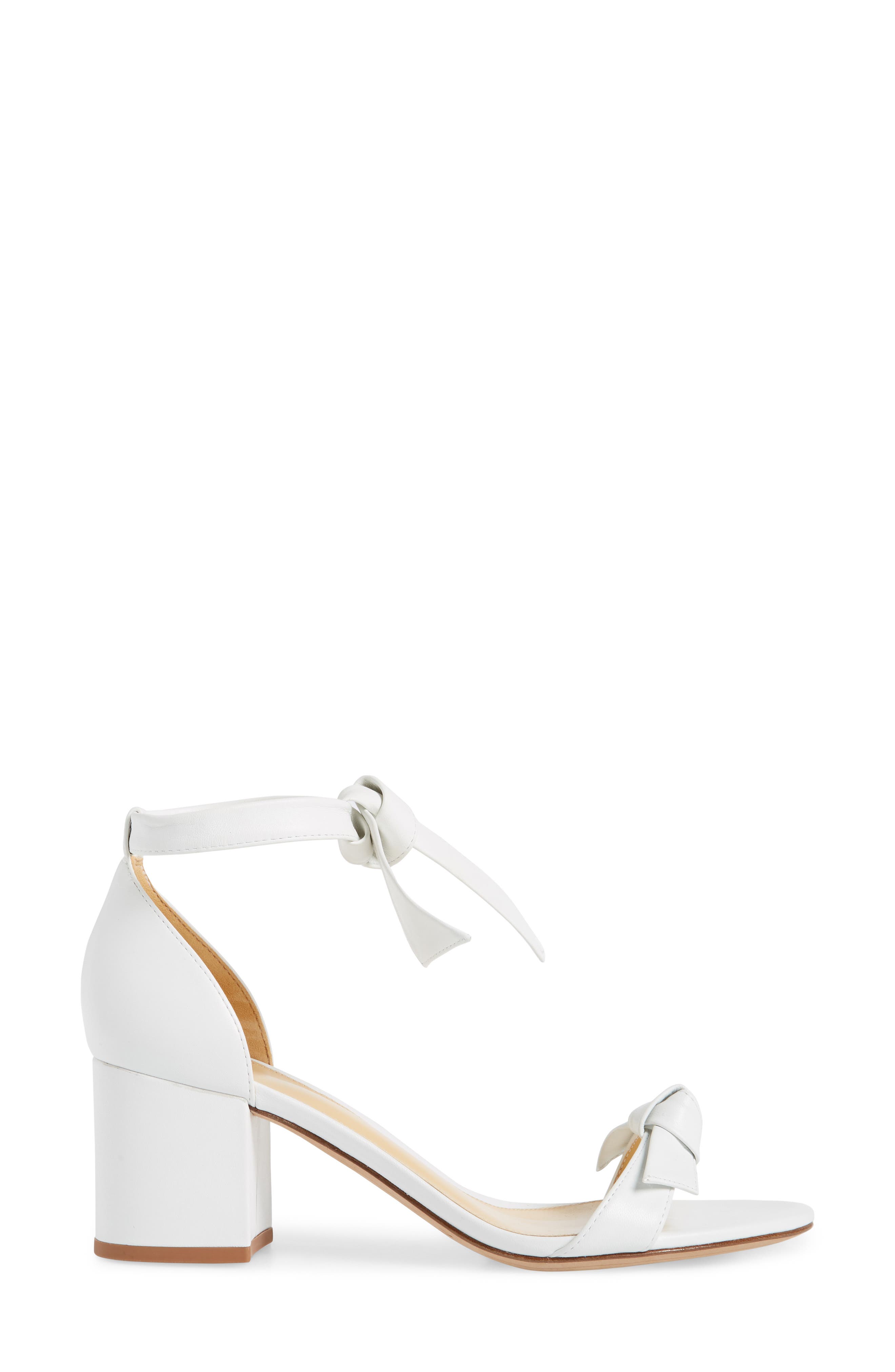 Clarita Block Heel Sandal, Alternate, color, WHITE