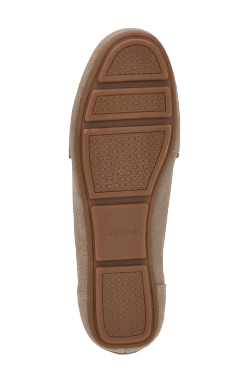 Calvin Klein Lydia Driving Shoe In Neutral