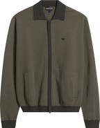 Emporio Armani Wool Zip Cardigan
