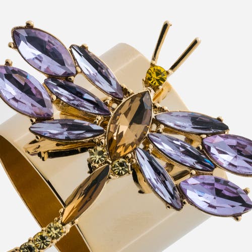 Joanna Buchanan Dragonfly Napkin Rings, Set Of Two In Gold