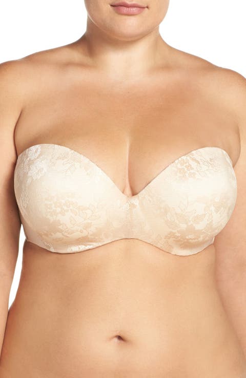 Convertible Strapless Underwire Push-Up Bra