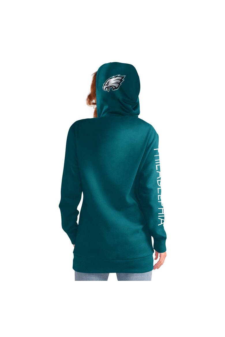 Women's G-III 4Her by Carl Banks Midnight Green Philadelphia Eagles Extra Inning Pullover Hoodie, Alternate, color, Green