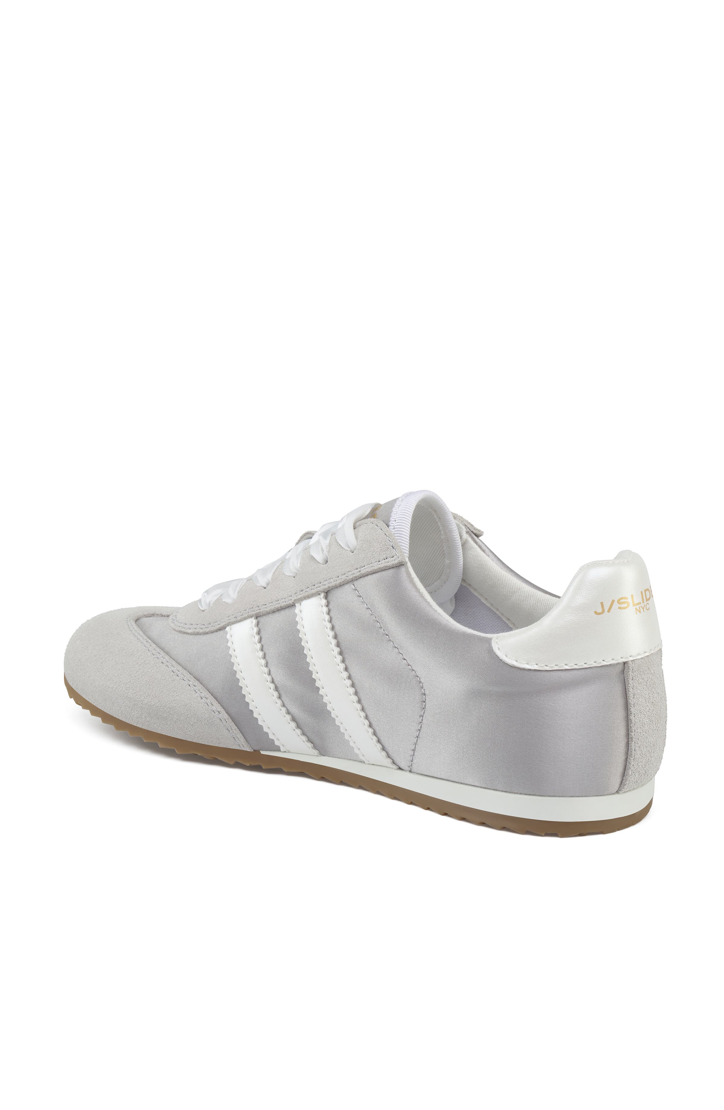 Peggy Satin Sneaker, Alternate, color, GREY