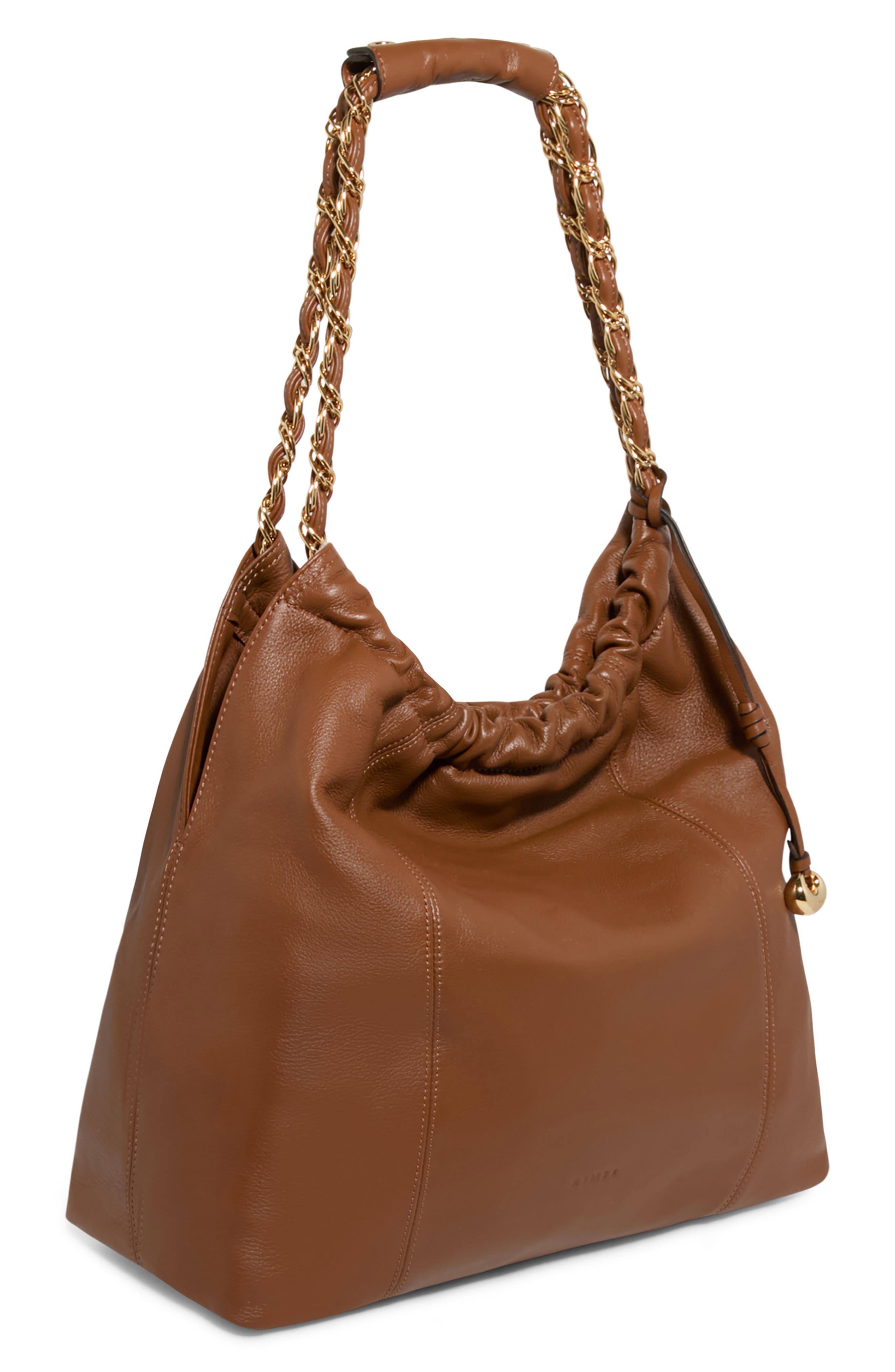 Large Lennon Shoulder Bag, Alternate, color, CHESTNUT
