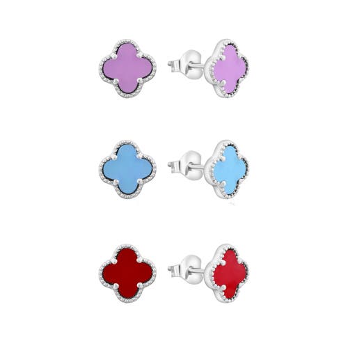 Donatello Gian Turquoise Studs Earrings 3pk Set