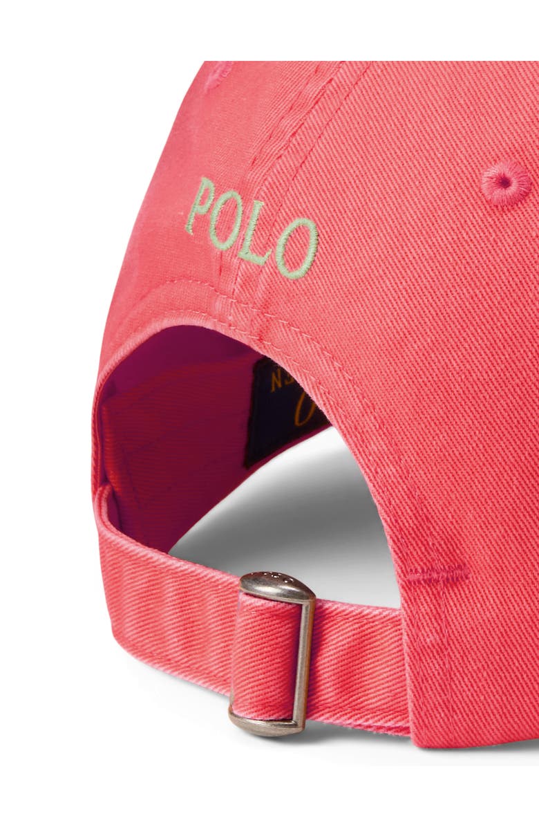 Polo Ralph Lauren The Iconic Cotton Chino Baseball Cap, Alternate, color, Red Sky/ C7215
