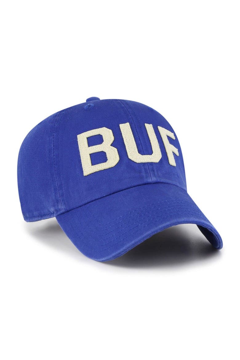 Women's '47 Royal Buffalo Bills Finley Clean Up Adjustable Hat, Alternate, color, Royal
