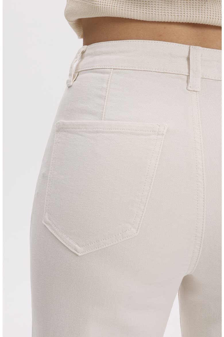 High Waist Flare jeans, Alternate, color, OFF WHITE