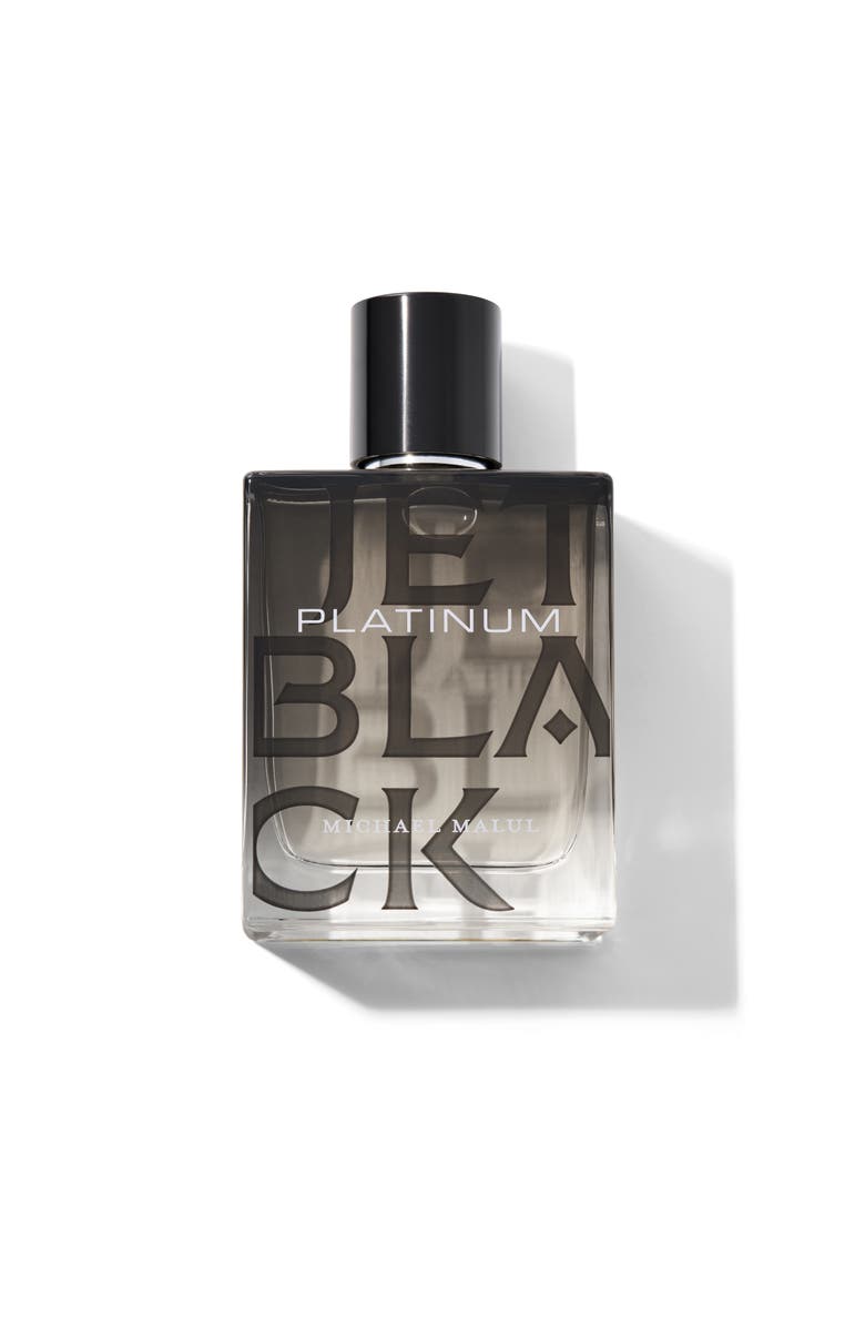 Michael Malul Jet Black Platinum 3.4oz/100mL Men's EDP, Main, color, Black/Oxford
