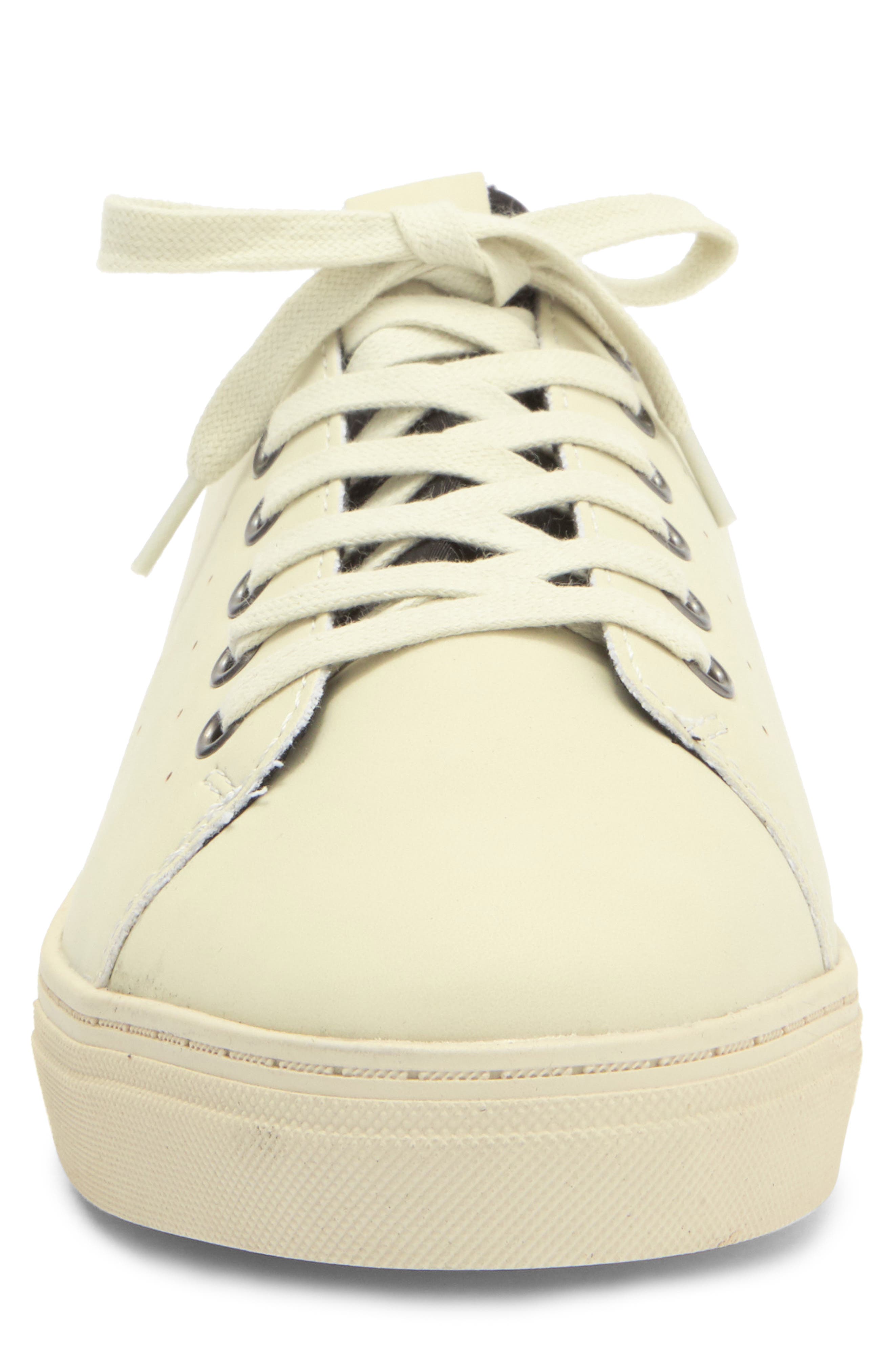 STRAUSS AND RAMM The Lace Up Sneaker, Alternate, color, Bone