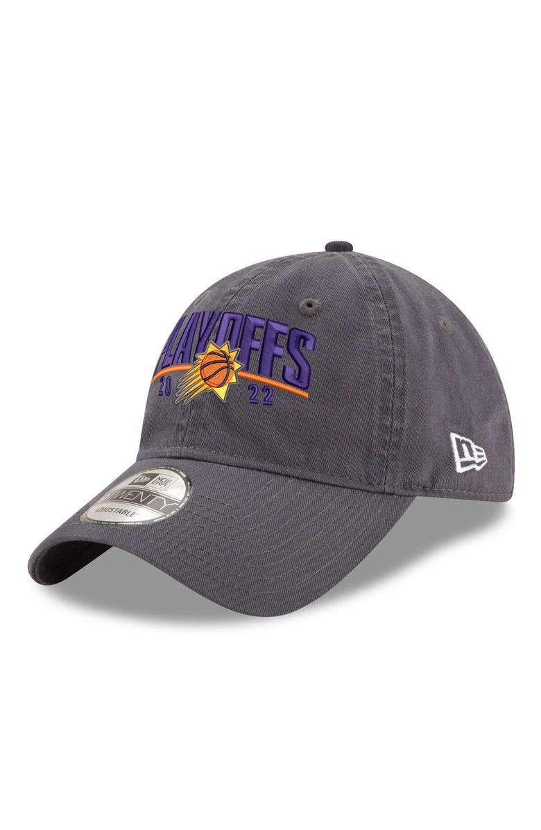 New Era Men's New Era Gray Phoenix Suns 2022 NBA Playoffs Arch 9TWENTY Adjustable Hat, Main, color, 