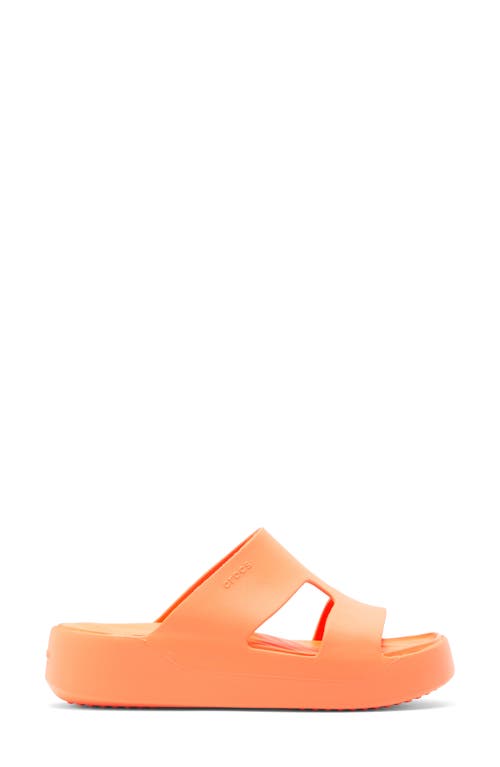 Crocs Getaway Platform H-strap Sandales Femmes Sunkissed 38 In Sunkissed