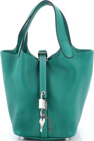 Pre-Owned Hermes Picotin Lock Bag Clemence PM