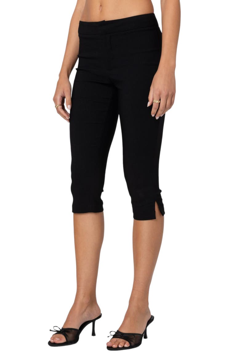 Sarafina Capri Pants, Alternate, color, BLACK