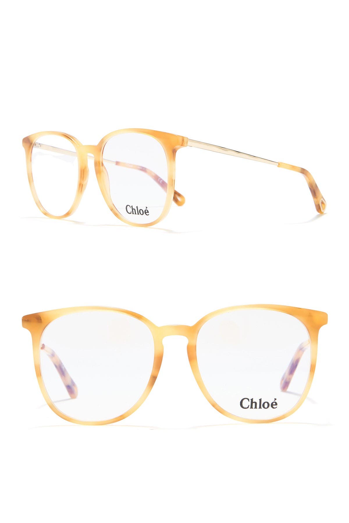 Chloé 53mm Mod Rectangle Full Rim Optical Frames (Women) | Nordstromrack