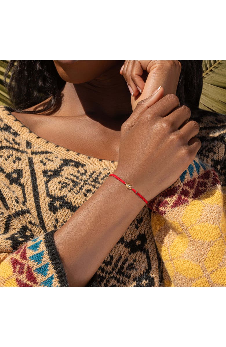 Karma and Luck Evil Eye Red String Hematite Gold Plated Adjustable Bracelet Powerful Protection, Alternate, color, Red/Gold