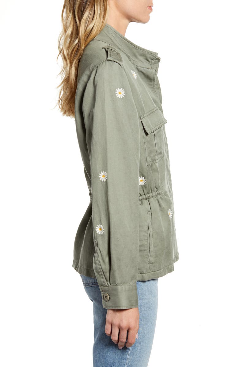 Rails Sahara Daisy Embroidery Utility Jacket, Alternate, color, 