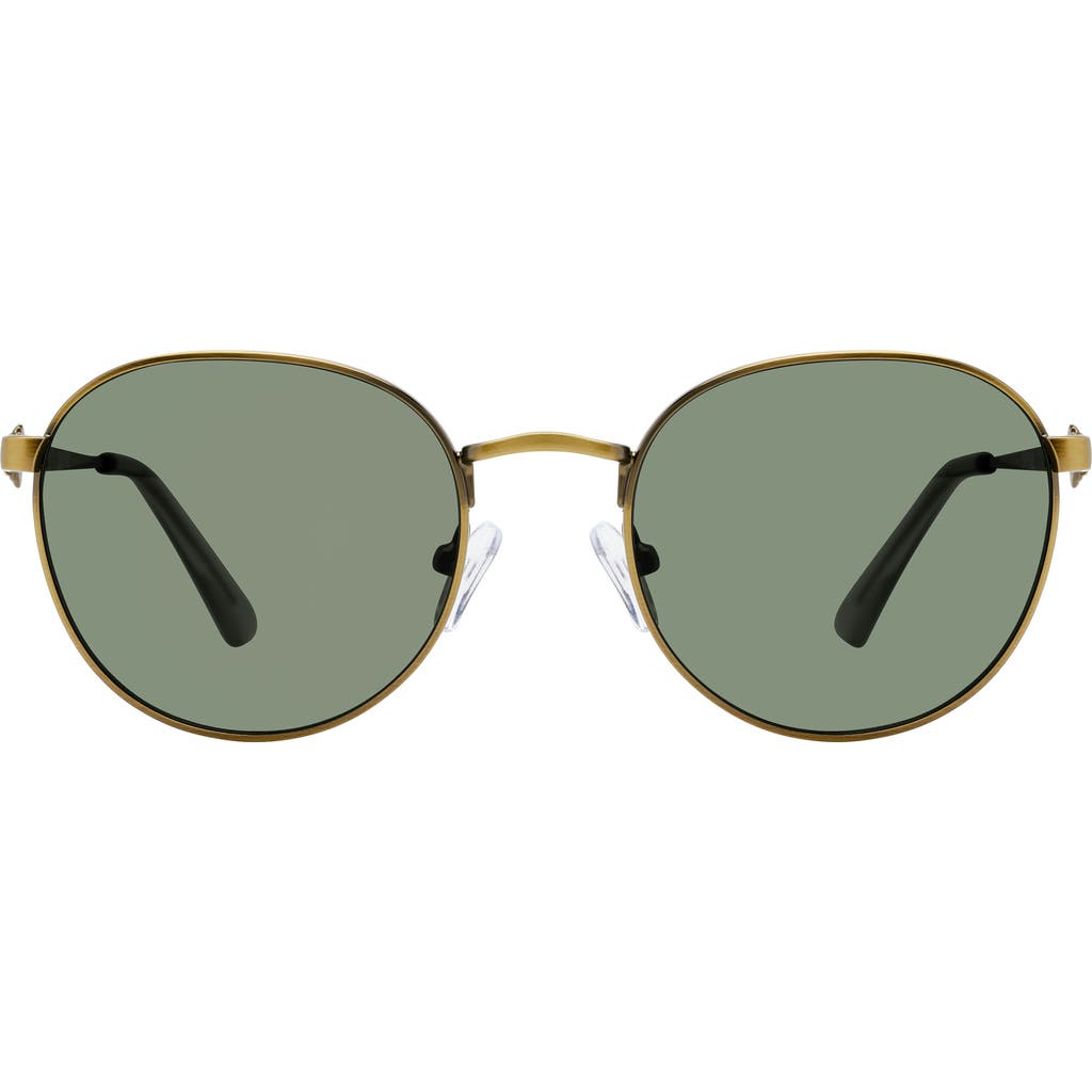 Kurt Geiger London 51mm Round Sunglasses in Brass/Green  product
